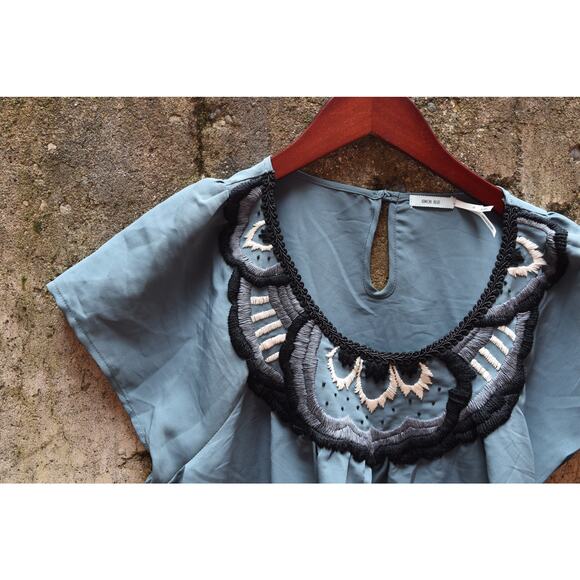 Kimchi Blue Embroidered Yoke Tunic Dress – Size M - Picture 3 of 4